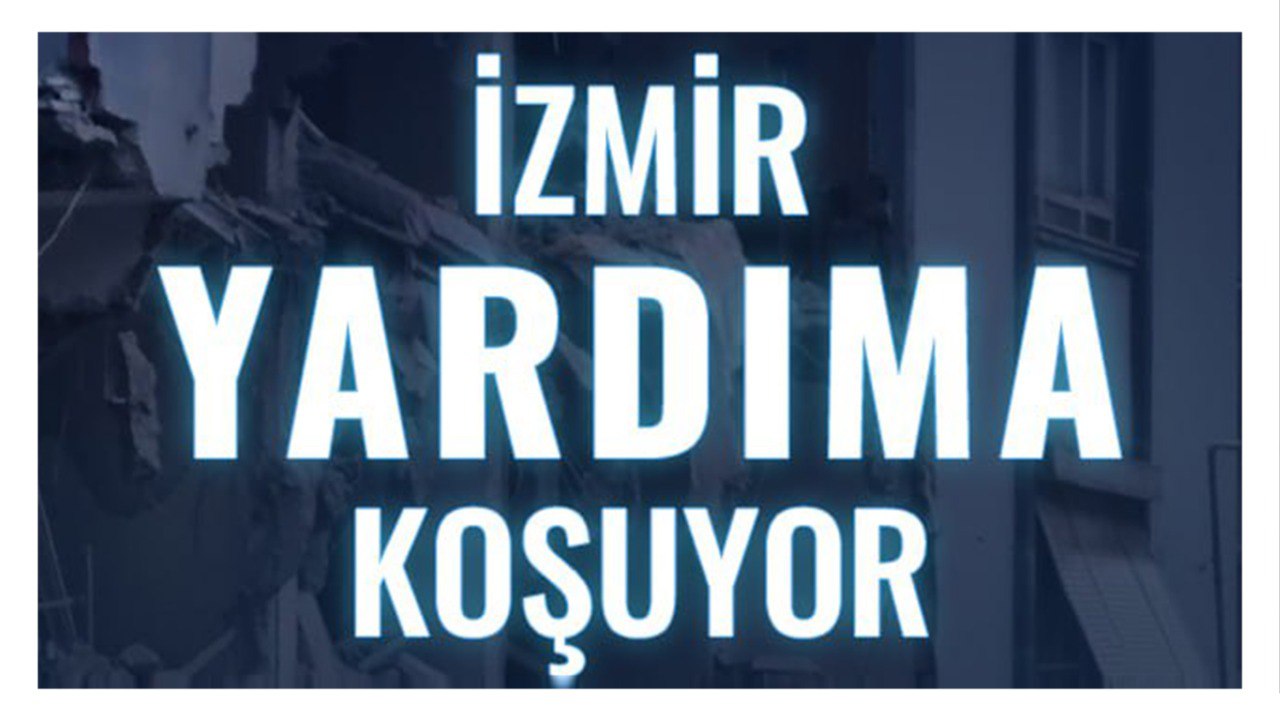 Kampagne „İzmir Rennt, Um Zu Helfen“.